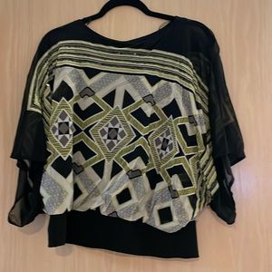 PL black and yellow and grey tunic